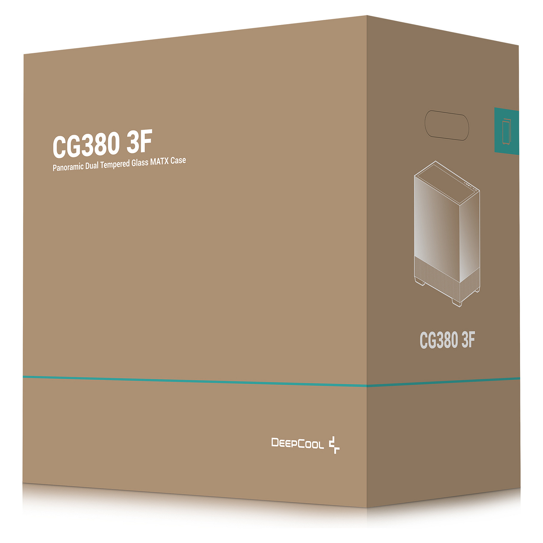 Kasë Deepcool CG380 Midi 3F - Zezë - Figura 3