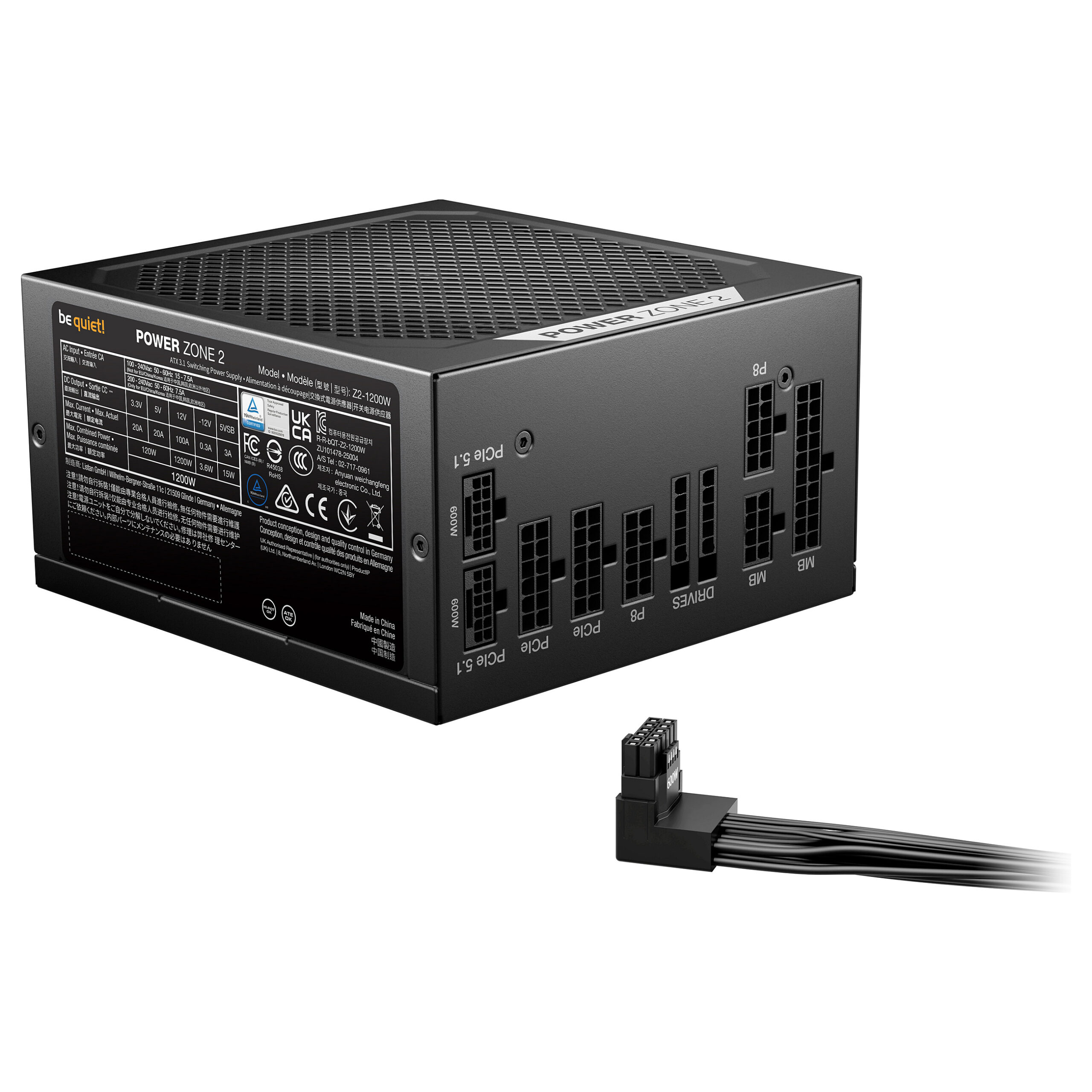 Furnizues Energjie be quiet! Power Zone 2 / 1200W / ATX 3.1 - Figura 2