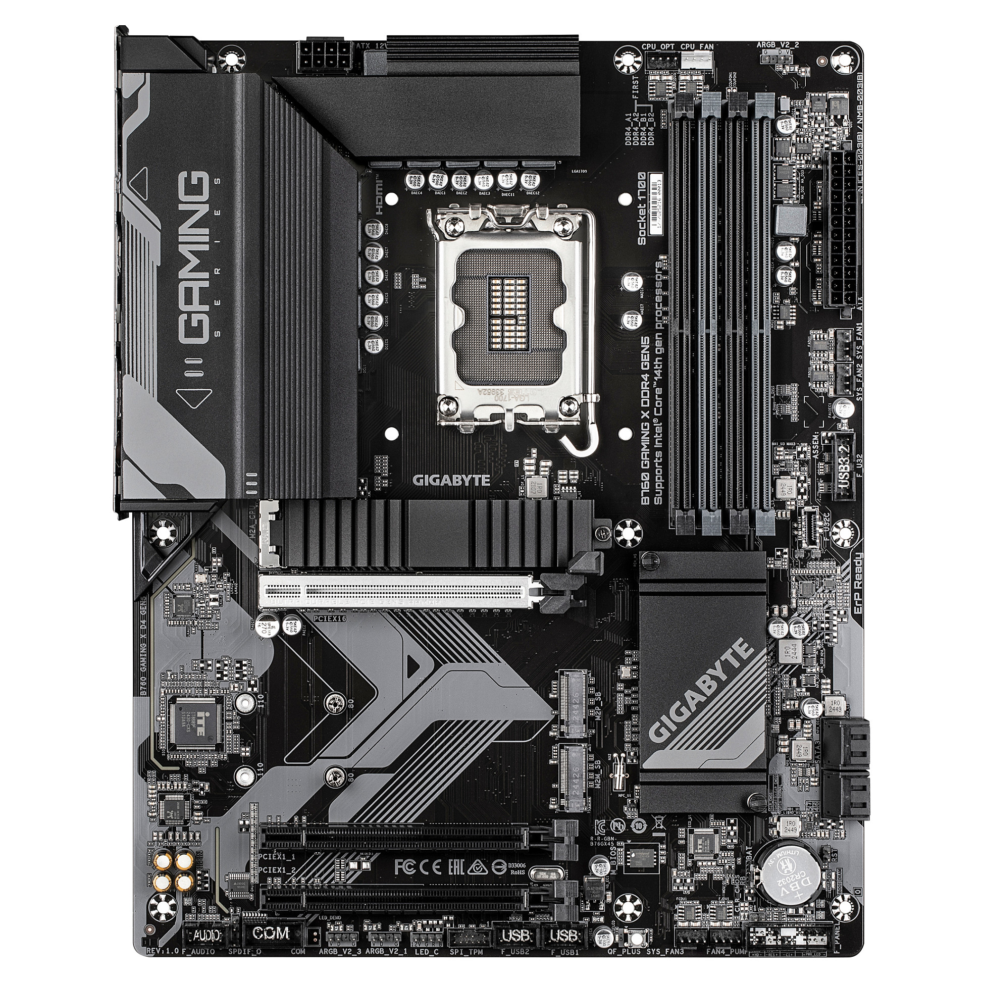 Pllakë Amë Intel Gigabyte B760 GAMING X / DDR4 Gen5 / ATX - Figura 2