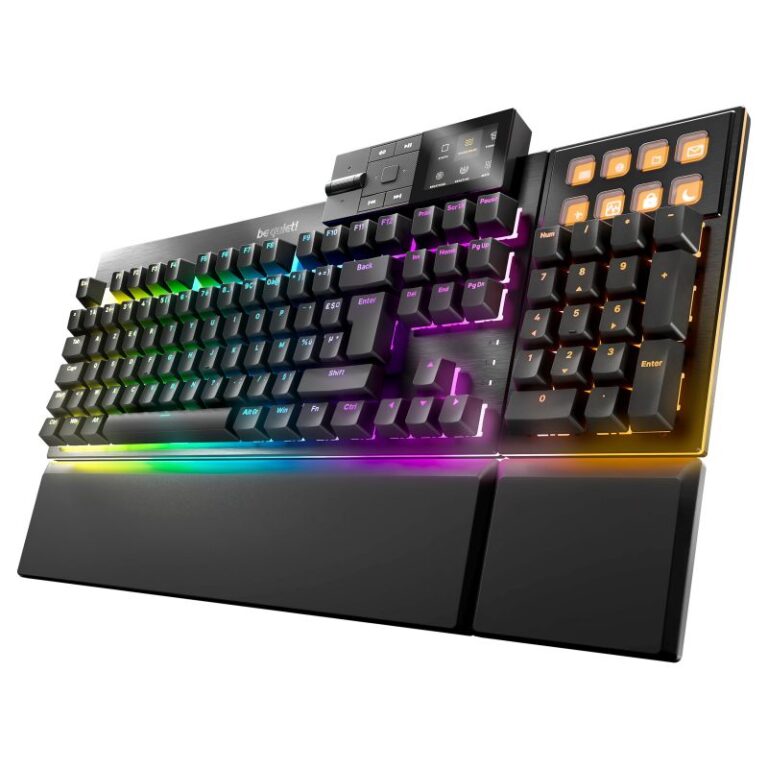 Tastierë Gaming be quiet! Dark Mount Silent Linear USB AZERTY / FR Layout – Zezë
