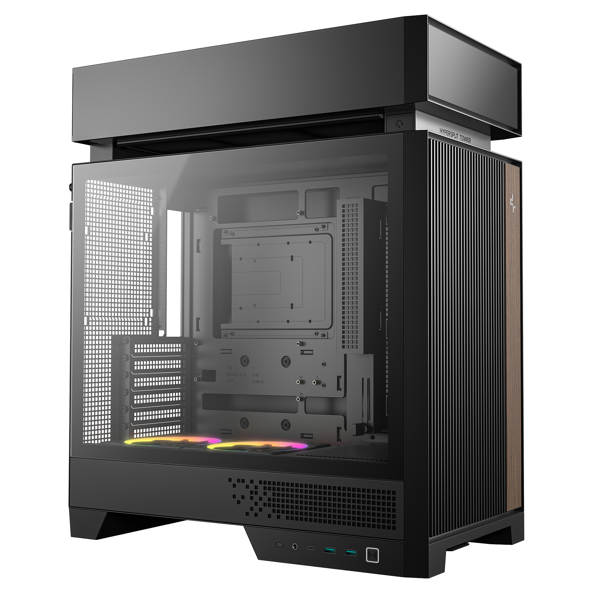 Kasë DeepCool CL660 - Zezë - Figura 2