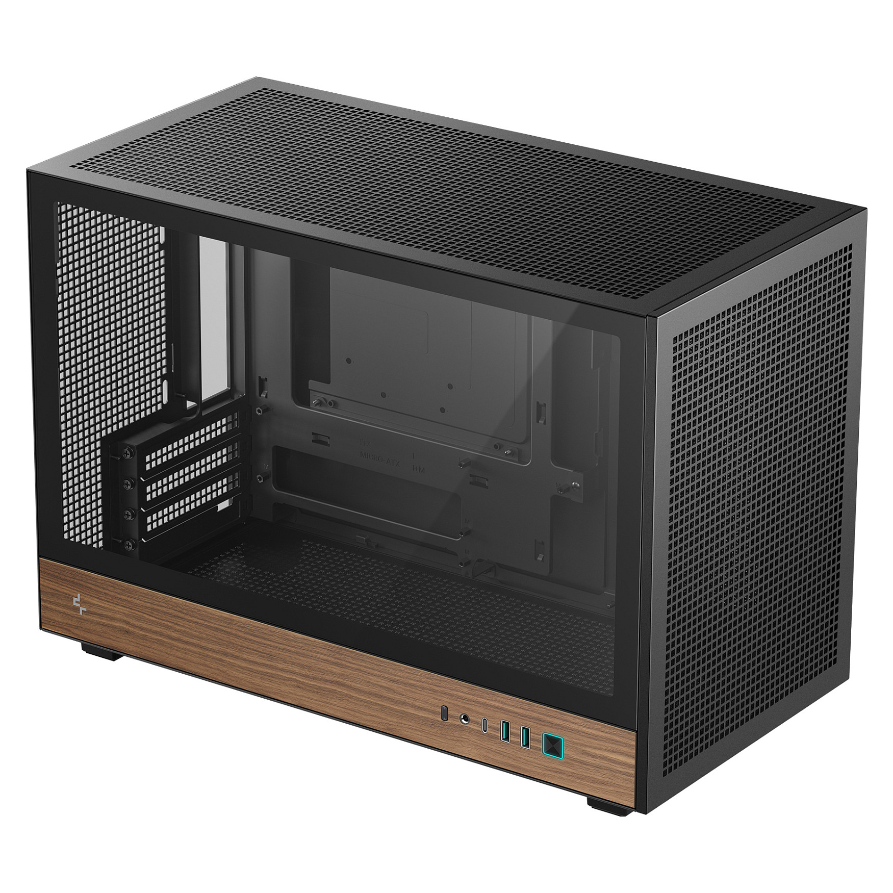 Kasë DeepCool CH260 WOOD - Zezë