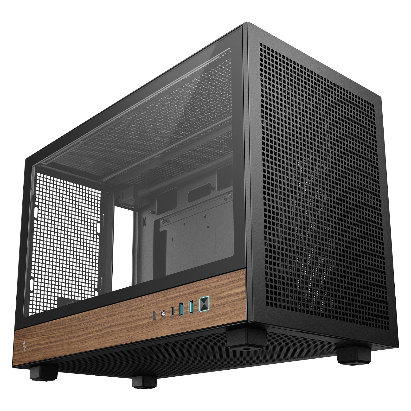 Kasë DeepCool CH260 WOOD - Zezë - Figura 2