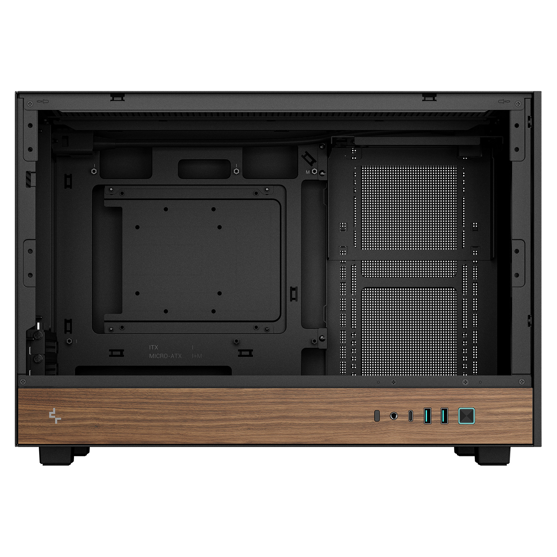 Kasë DeepCool CH260 WOOD - Zezë - Figura 5