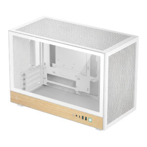 Kasë DeepCool CH260 WOOD WH - Bardhë