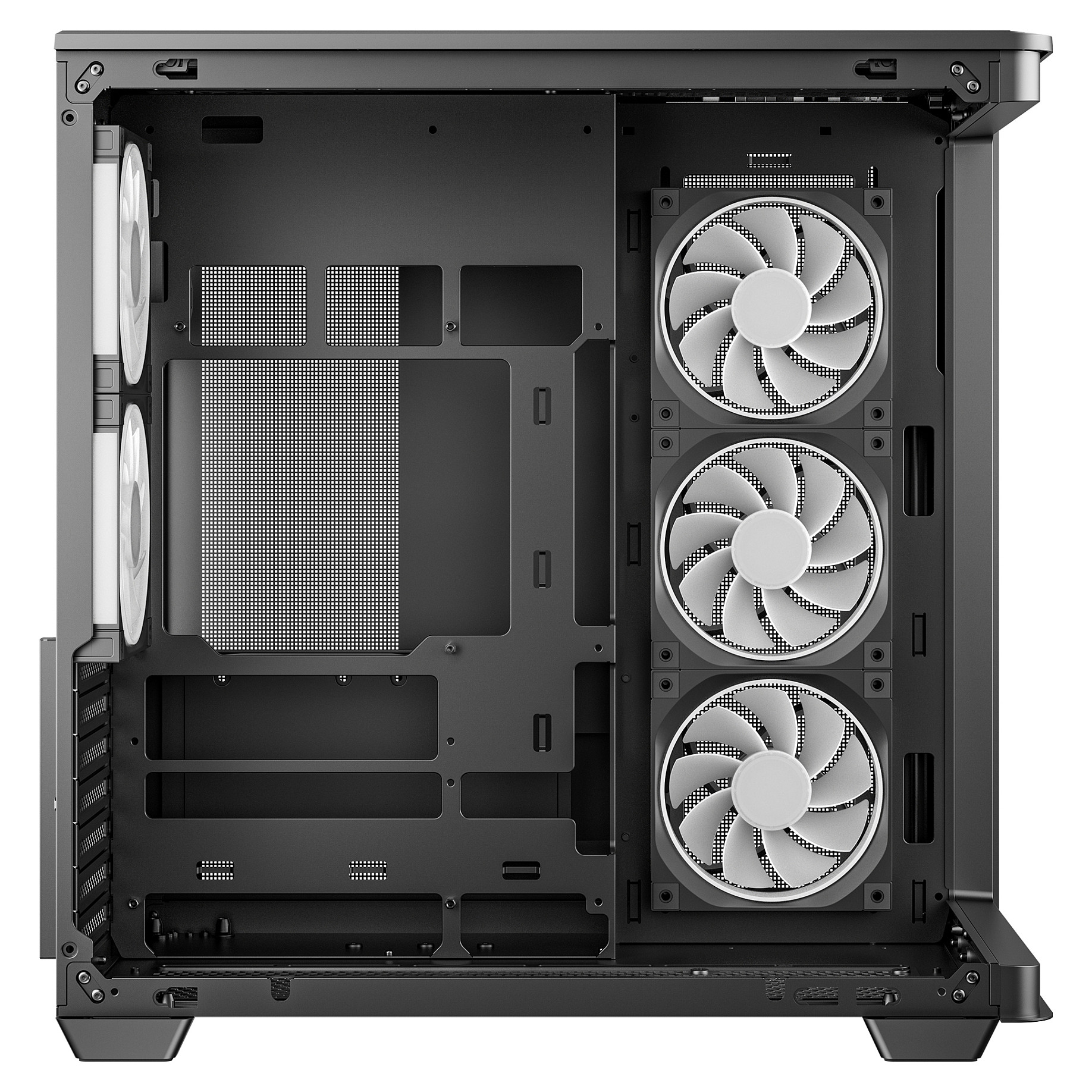 Kasë DeepCool CG590U 5F - Zezë - Figura 3