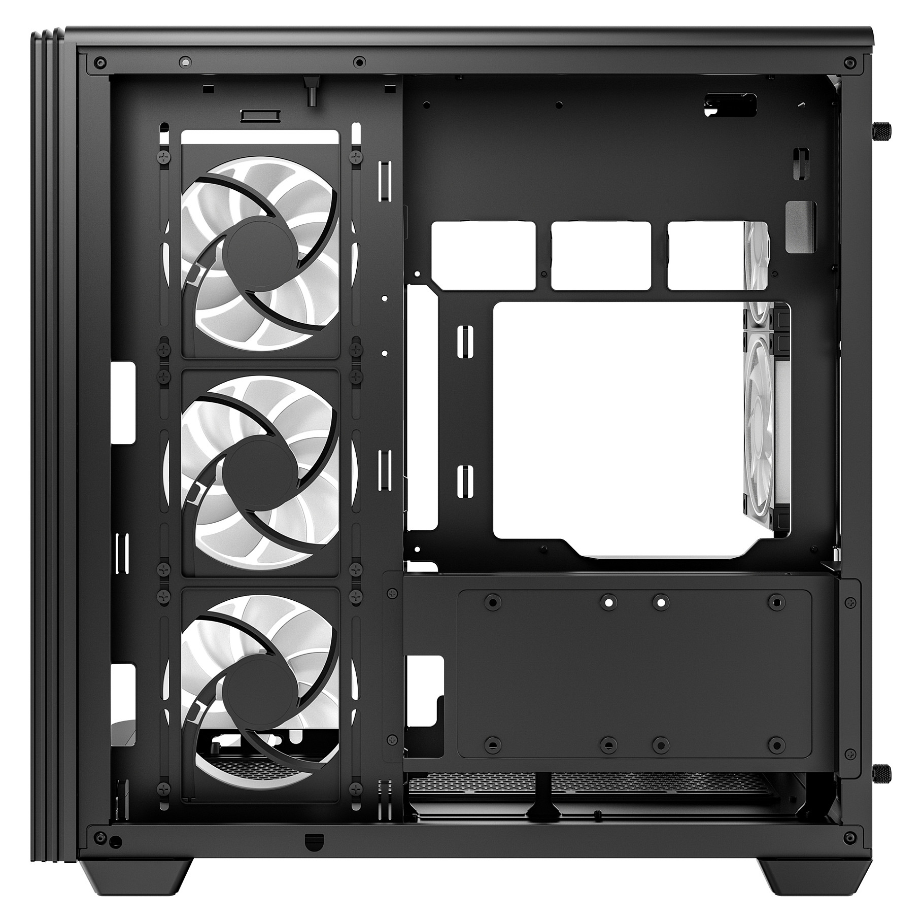 Kasë DeepCool CG590U 5F - Zezë - Figura 4
