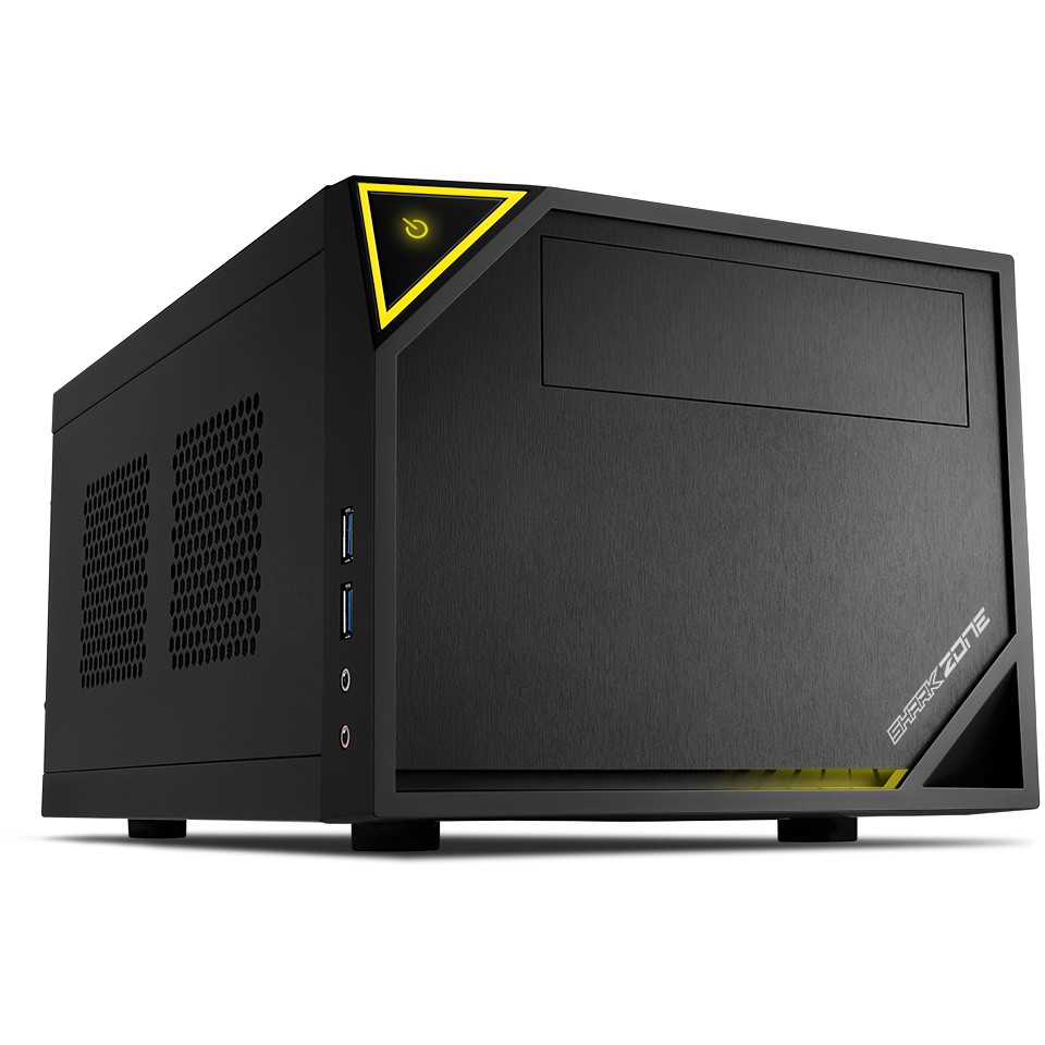 Kasë Sharkoon Shark Zone C10 Mini‑ITX 1xMetal – Zezë
