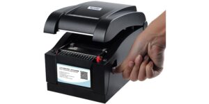 Printer X360B Mini / Për etiketa dhe barkode / USB dhe Serial / I zi / i perdorur