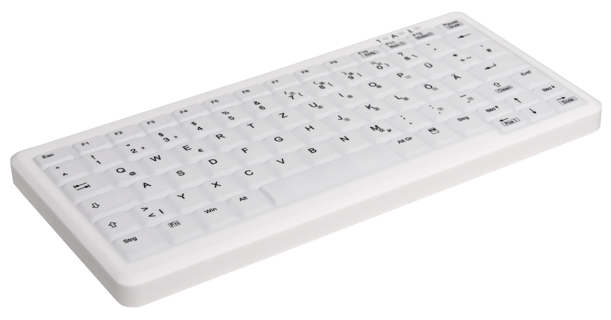 Tastierë me kabllo Cherry AK-C4110F-FU1-W/FR / Sealed – Bardhë - Figura 2