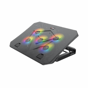 Mbajtës & Ftohës për Laptop Meetion CP3030 / 9 -15.6 inch laptops / USB / RGB / Cooling pad / e zezë