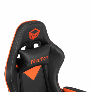 Karrige Gaming Meetion CHR04 Professional / 124 x 66 x 49cm  / Zi dhe Portokalli