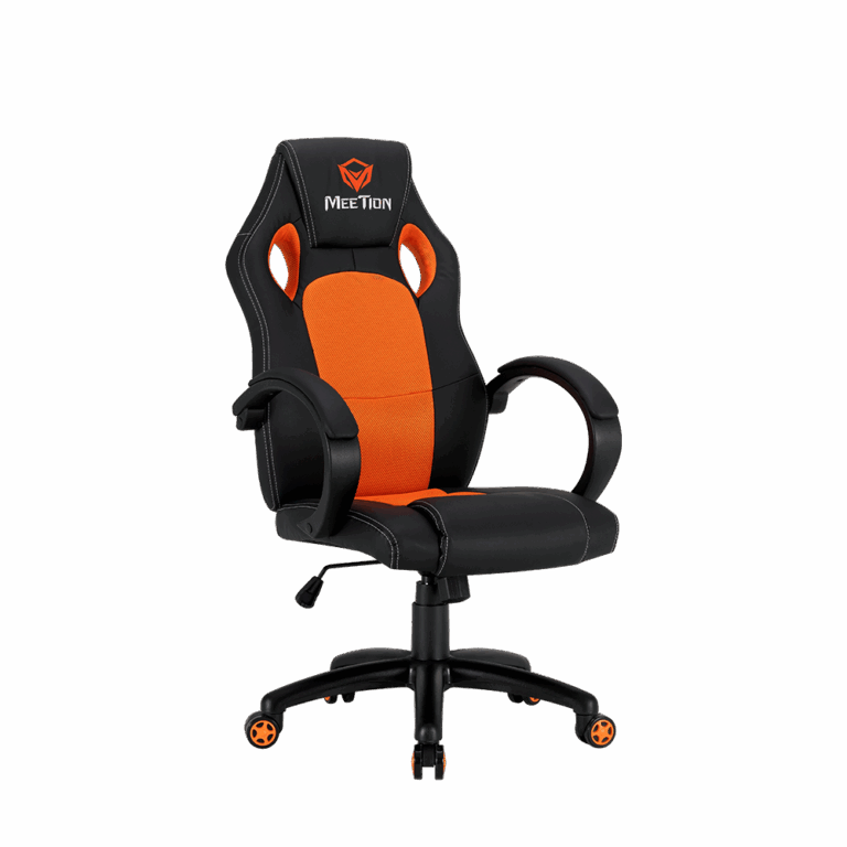 Karrige Gaming Meetion Mash CHR05 E-Sport / 124 x 66 x 49cm / Zi dhe Portokalli
