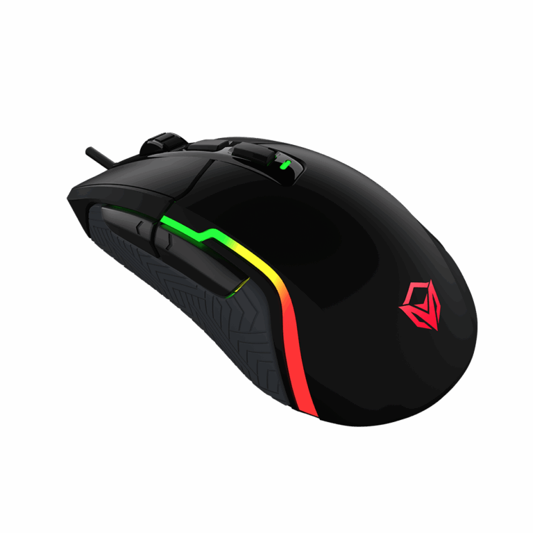 Maus Gaming Meetion G3360 Posedion Seven-stage / 200~12000 DPI / Butona 6+1 / RGB / USB / e zezë