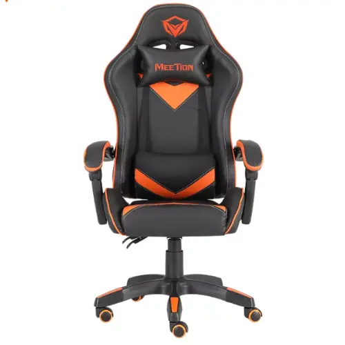 Karrige Gaming Meetion CHR04 Professional / 124 x 66 x 49cm  / Zi dhe Portokalli