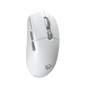 Maus Gaming Meetion Air GW33-01 Tri-Mode / Butona 6 / 64 g / 200-10000 DPI / USB / 2.4G+Bluetooth / e bardhë