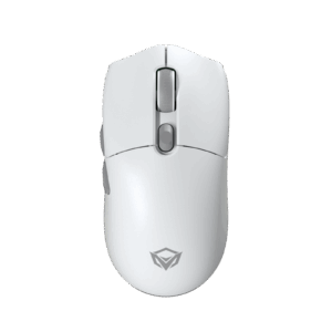Maus Gaming Meetion Air GW33-01 Tri-Mode / Butona 6 / 64 g / 200-10000 DPI / USB / 2.4G+Bluetooth / e bardhë