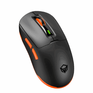 Maus Gaming Meetion Air GW24 Tri-Mode Lightweight / 62g / Butona 5 / 50-8000 DPI / USB / 2.4G+Bluetooth / e zezë