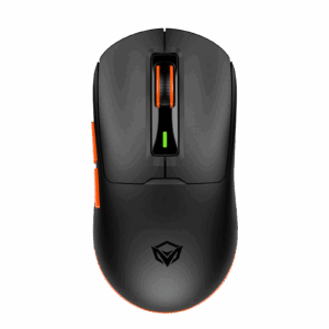 Maus Gaming Meetion Air GW24 Tri-Mode Lightweight / 62g / Butona 5 / 50-8000 DPI / USB / 2.4G+Bluetooth / e zezë