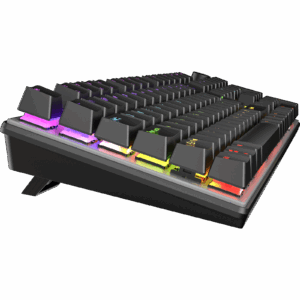 Tastierë Gaming Meetion MK009 Pro Mechanical / Red Switch / RGB / Anti-Ghosting / US / e zezë
