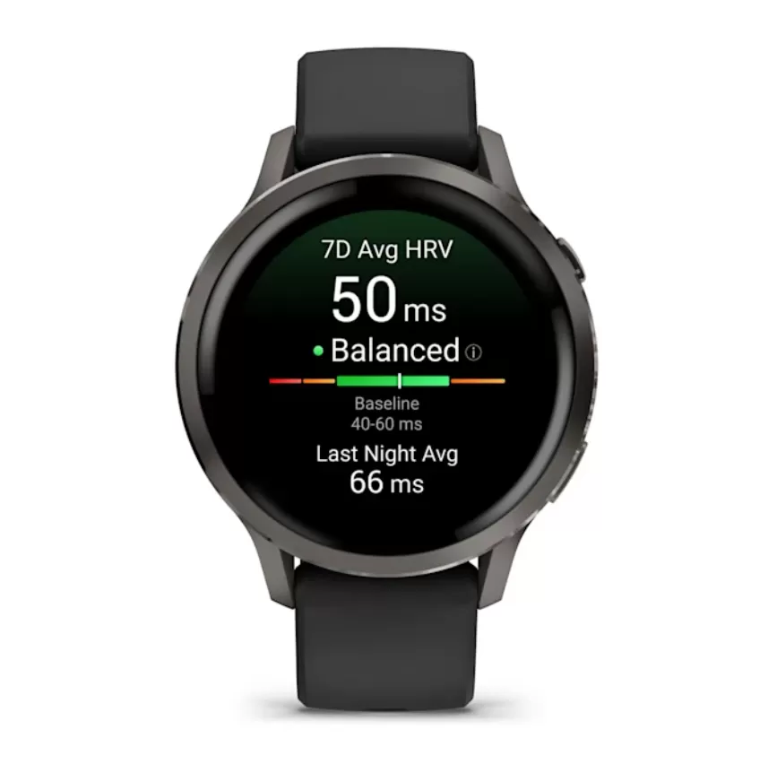 Orë e mençur Garmin Venu 4 GPS Smartwatch 41mm with Silicone Strap – Zezë / Hiri - Figura 3