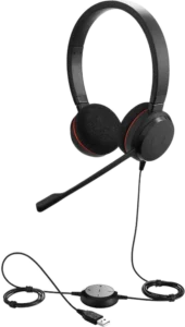 Kufje me kabllo Jabra Evolve 20 / EV20SU / USB Stereo - e zezë