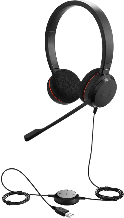 Kufje me kabllo Jabra Evolve 20 / EV20SU / USB Stereo - e zezë