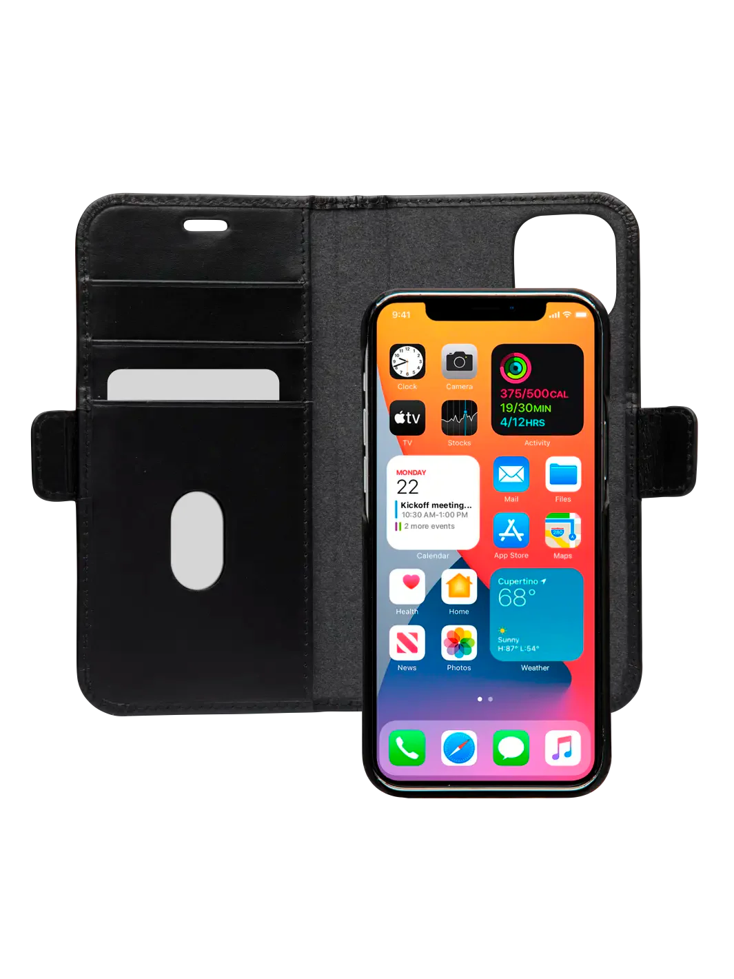 Aksesorë Apple dbramante1928 Lynge Case / iPhone 12 - 12 Pro / 6.1" – Black