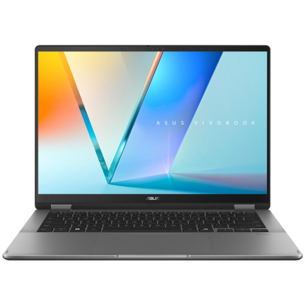 Laptop Asus Vivobook 14 Flip TP3407SA-DS74T 2-in-1 / Ultra 7 256V / 16GB LPDDR5x / 1TB / 14" WUXGA Touchscreen OLED 60Hz / Intel Arc 140V - Matte Gray