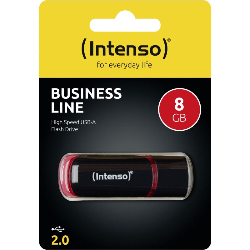 USB Flash Drive Intenso / 8GB / 2.0 / Typ-A / 28MB/s / Kappe – Zezë /Kuqe - Figura 3