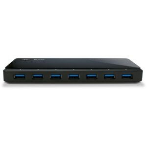 HUB USB 3.0 TP‑Link UH720 / 7‑Port / SuperSpeed 5 Gbit/s / aktiv / Me furnizim energjie - Zezë