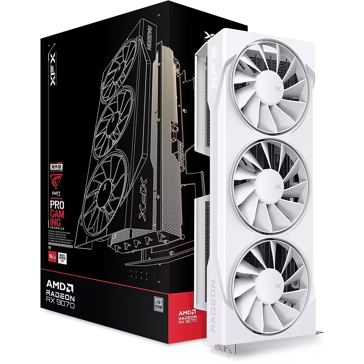 Kartelë Grafike AMD GPU RX 9070 16GB Acer Predator BiFrost OC GDDR6 WHITE