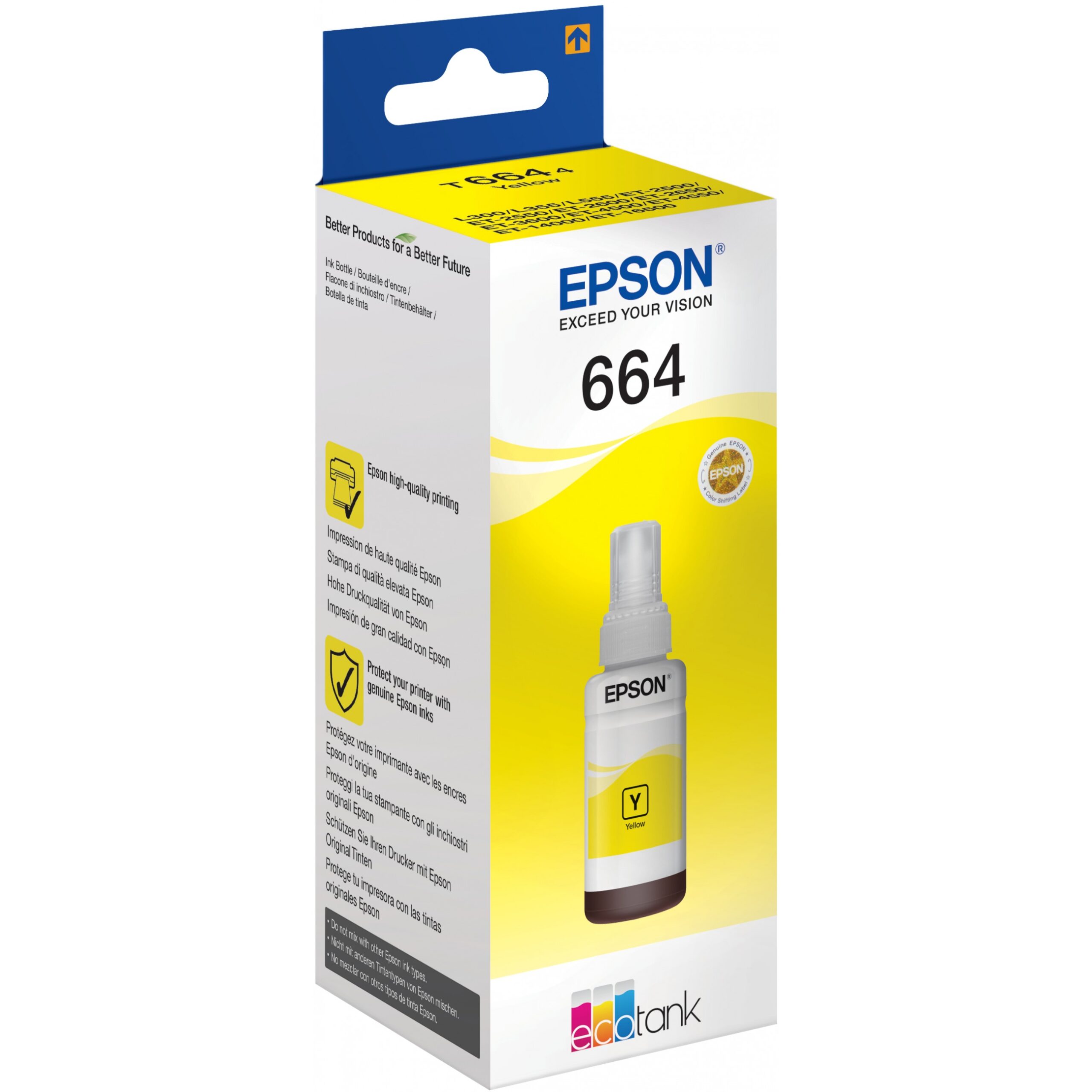 INK Epson T6644 1LB 70ml / paketë 1 / variant (A) - Verdhë - Figura 2