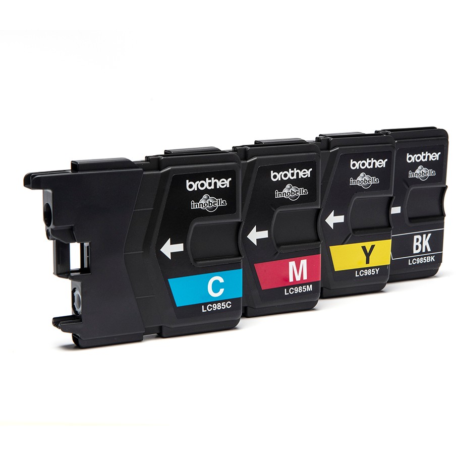 INK Brother LC-985 Value Pack (BK/C/M/Y) Set me katër kaseta boje - Zezë, Blu, Rozë, Verdhë - Figura 2