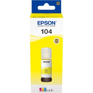 INK Epson 104 EcoTank Ink Bottle C13T00P440/up to 7,500 pages  – Verdhë