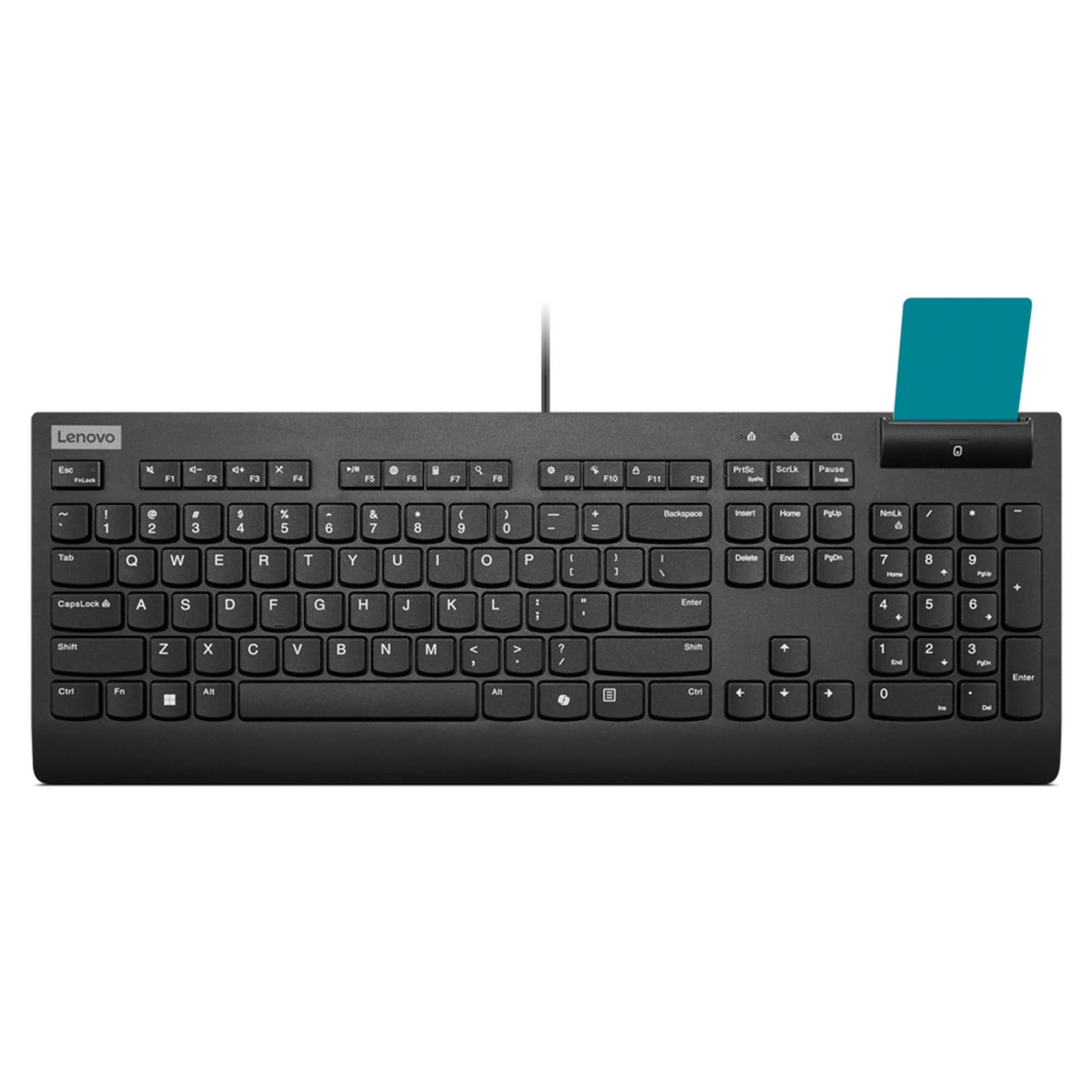 Tastierë Me kabllo Lenovo Smartcard Wired Keyboard II / QWERTZ DE Layout – Zezë