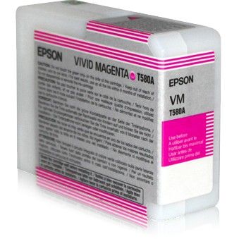 Ink Epson T580 Cartridge Vivid  / Standard Capacity 80 ml (1-Pack) - Rozë