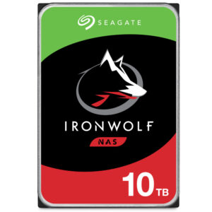 HDD e Brendshme Bundle SEAGATE Ironwolf NAS HDD 10TB 7200rpm 6Gb/s SATA 256MB cache 8.9cm 3.5inch 24x7 CMR for NAS and RAID Rackmount Systems BLK
