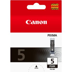 INK Canon PGI-5BK deri në kapacitet standard sipas ISO/IEC 24711 - Zezë