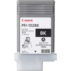 INK Canon PFI-102BK (0895B001) deri në kapacitet standard sipas ISO/IEC 24711 - Zezë