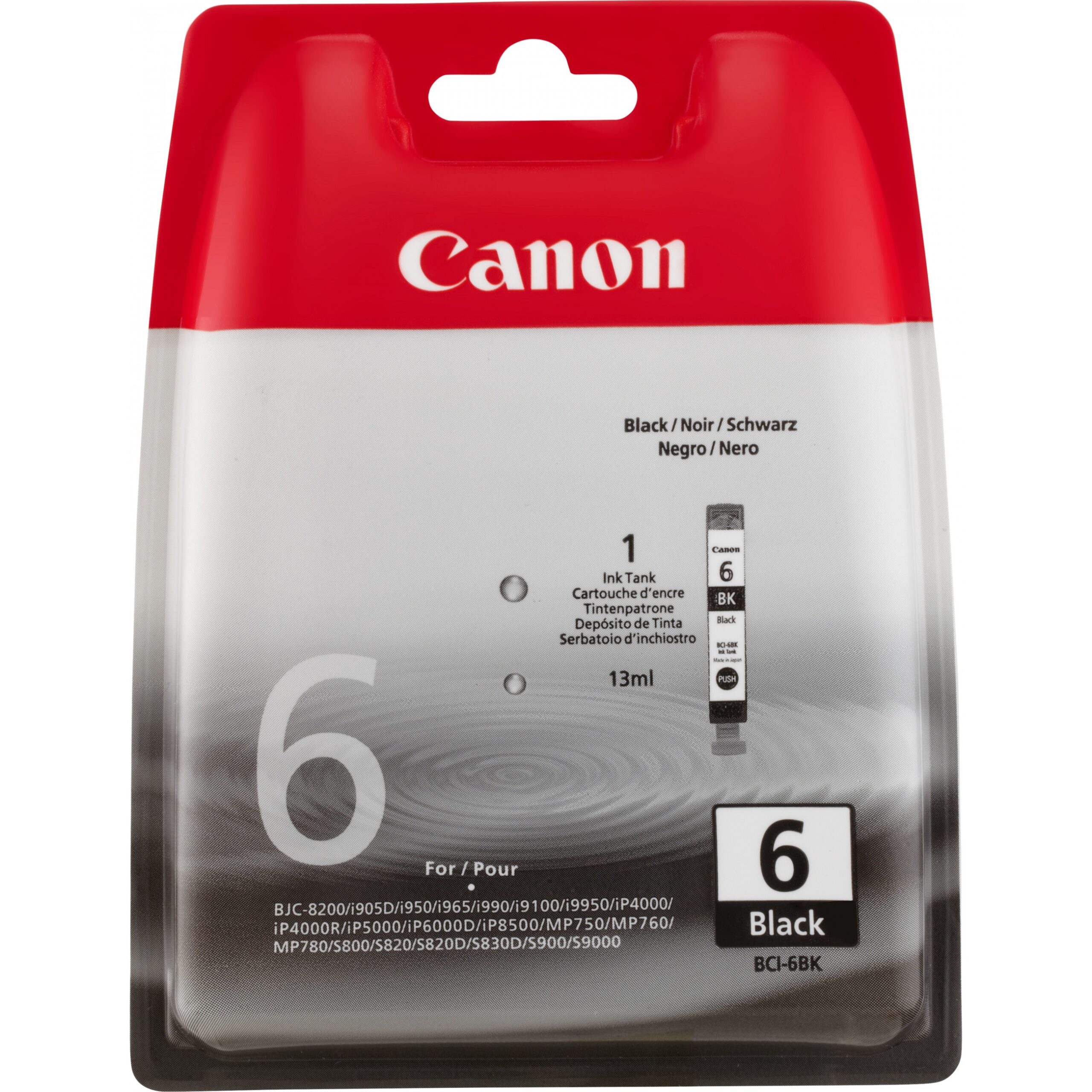 INK Canon BCI-6BK / Ink Cartridge - Zezë