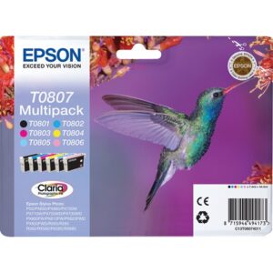 INK Epson T080740 Multipack deri në kapacitet standard sipas ISO/IEC 24711 - 6 ngjyra