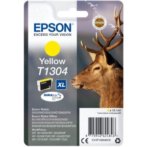 INK Epson T1304 / 10.1ml / DURABrite Ultra Ink / deri në kapacitet ekstra të lartë sipas ISO/IEC 24711 - Verdhë