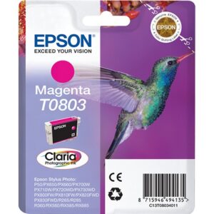 INK Epson T080340 deri në kapacitet standard sipas ISO/IEC 24711 - Rozë