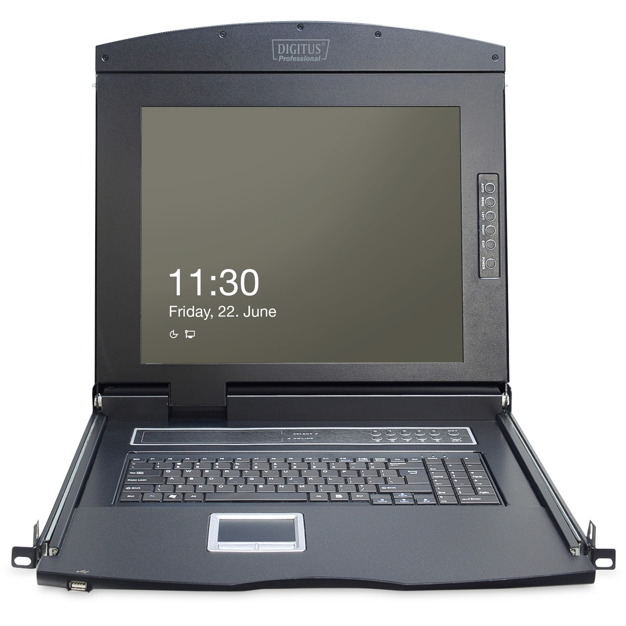 DIGITUS 17" LCD KVM Console / 8-Port VGA / US Keyboard - Figura 5