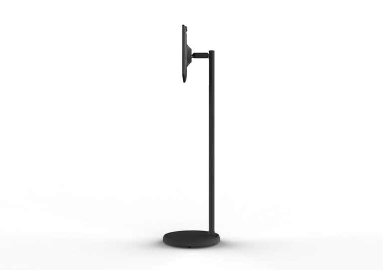 Aksesorë për tablet ALLNET High Performance Display 32" / Floor stand with bracket and base plate featuring built-in battery and charging function - Zezë
