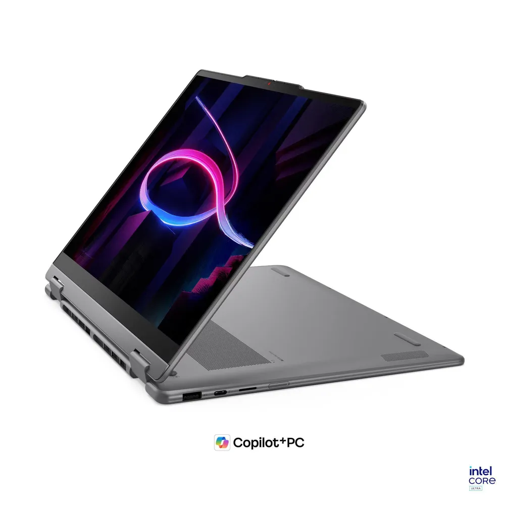 Laptop Lenovo Yoga 7i 2-in-1 Aura Edition / Ultra 7 355 / 32GB / 1TB / 14″ WQXGA+ 2.8K OLED Touch 60Hz / Intel Graphics -Gri 5