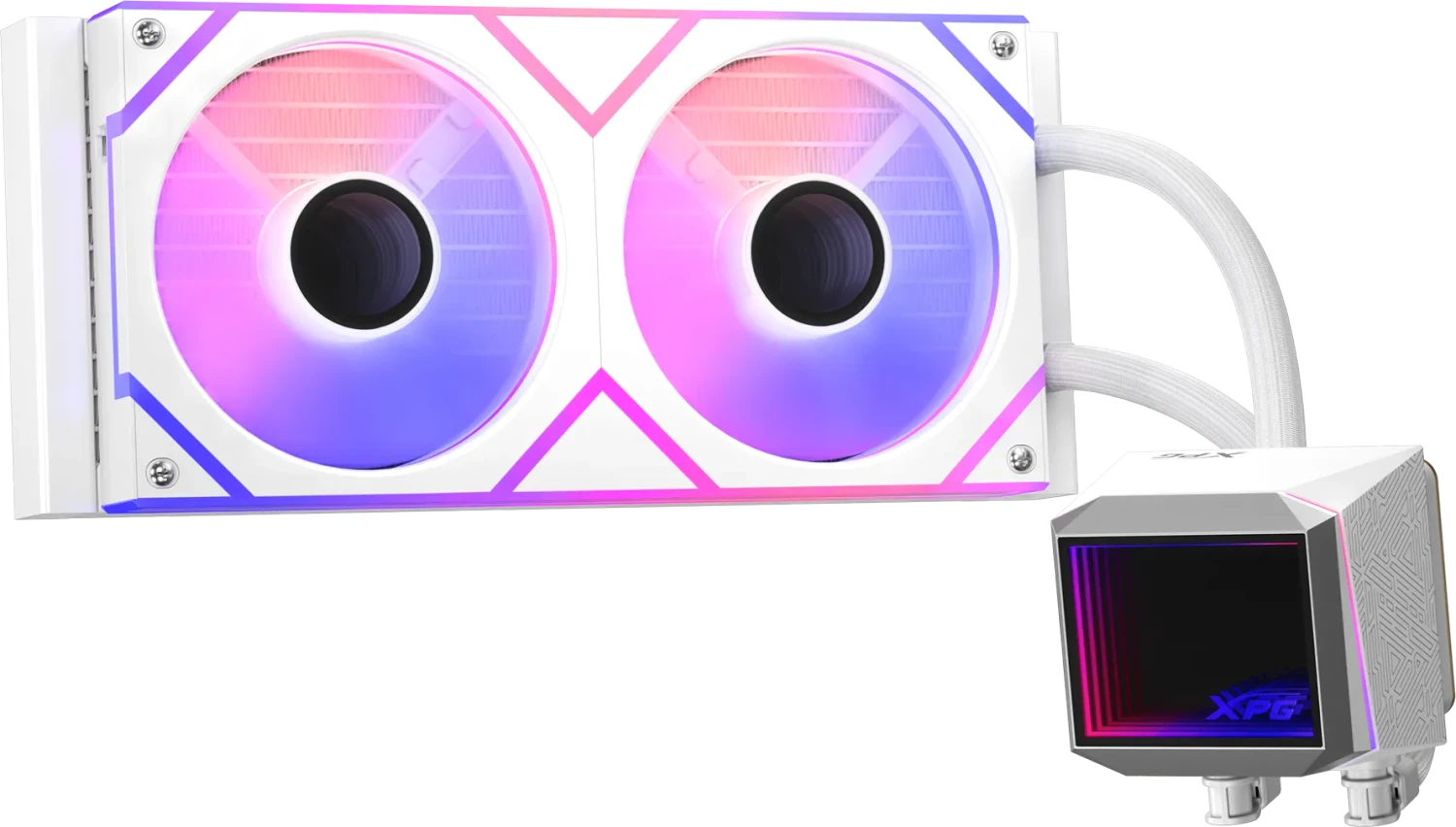 Ftohës për Procesor Cooler AIO XPG Levante II 240 / 240mm ARGB Liquid Cooler – Bardhë