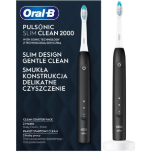 Furçë dhëmbësh elektrike Oral-B Pulsonic Slim Clean 2000 - Zezë