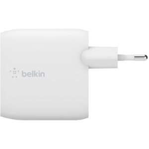 Aksesorë për telefon Belkin Dual USB-A Ladegerät incl. Lightning Kabel 1m 24W të bardhë